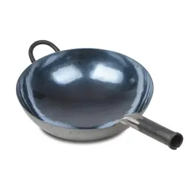 937224401471 Zhensanhuan Chinese Hand Hammered Iron Woks And Stir Fry Pans Non-stick No