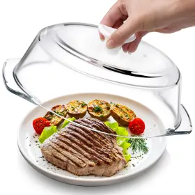 Msc02v Aceprut Ace Product New Upgrade Glass Microwave Splatter Cover With Ceramic Handle And Scre