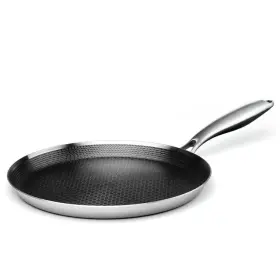 Snph034in284 Adrinfly 10 Inch Stainless Steel Nonstick Eco-friendly Honeycomb Coating Crepe Pan Stay