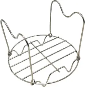 Alamic 313043193142 Instant Pot Duo Mini/lux Mini/ultra Steamer Rack Trivet With Handles For 3/5 Qt