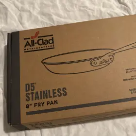 All-clad 011644010041 D5 Stainless 8 Inch Fry Pan Brand New Never Used Or Opened