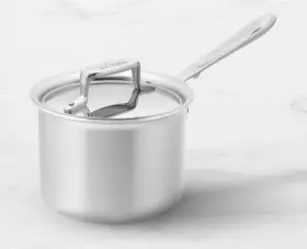 All-clad 011644012175 D5 Brushed Stainless-steel Saucepans 2 Quart New