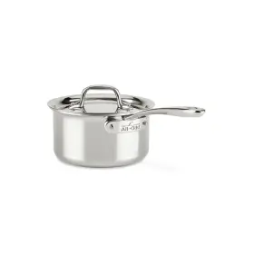 All-clad 011644502256 D3 Stainless Steel 1.5 Quart Saucepan With Lid Tri Ply Cookware Free Ship