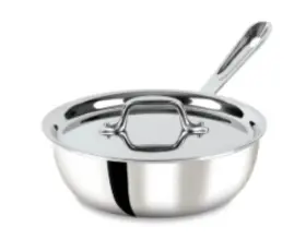 All-clad 011644502348 D3 Stainless Steel Saucier 2 Quart - New