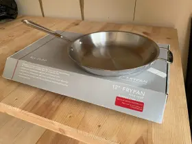 8700800024 All-clad 011644611224 6112 Ss 12 Inch Copper Core 5-ply Bonded Frying Pan - Silver