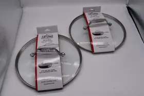 All-clad 011644915766 Lot Of 2 All-clad Essentials 10.5-inch Lid Set For Essential Fry Pans