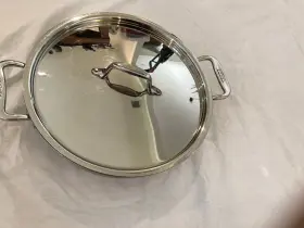 0651502 All-clad Copper Core 5 Ply 3qt 11 Inch Sauteuse With Lid