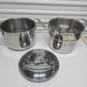 111-7105 All-clad Metalcrafters 6- Quart Pot/strainer Lid Induction Compatible- Stainless
