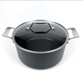 112-3201 All-clad Hard Anodized Aluminum Nonstick 7 Quart Stockpot With Lid Riveted Handle