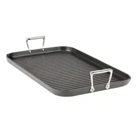 11644903527 All-clad Ha1 Hard Anodized Nonstick Grill/griddle Pan 13x20 Inch Oven Broiler Sa
