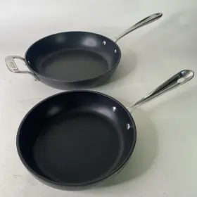 11644905552 All-clad Hard Anodized Nonstick Fry Saute Pan Skillet Set 8 In And 10.5