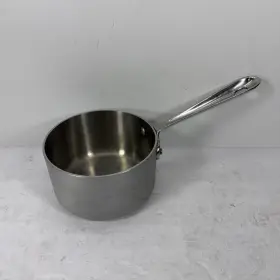1201503 All-clad Metalcrafters Mc2 1.5 Quart Sauce Pan Bonded Stainless Steel No Lid Usa