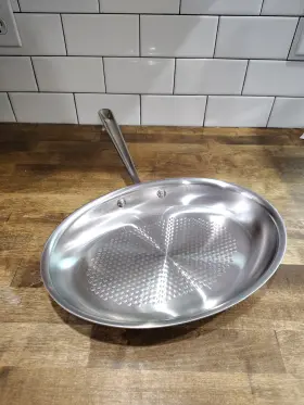 All-clad 1221720 D3 Armor 12 Inch No Fry Pan Grill Skillet New