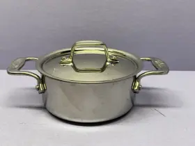 208-1265 All-clad Stainless Steel .5 Quart 1/2 Qt Mini Dutch Oven Cocotte Pot With Lid