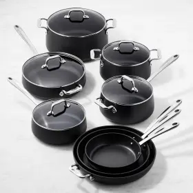 2100090556 All-clad Ha1 Nonstick Hard Anodized Cookware Set - 13 Piece