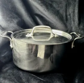 23711 All-clad Vintage Metalcrafters Stainless Steel 3 Quart Stock Pot And Lid Made In Usa
