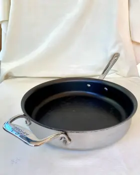 2441721 All-clad D5 3 Quart 10.5 Inch Skillet Stainless Steel 5-ply Non-stick Saut Fry Pan Usa