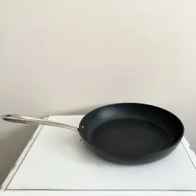 2721708 All-clad Nonstick 12 Inch Frying Pan Teflon Coated Black Heavy Skillet