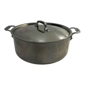 27611 All-clad Heavy Tri-ply Stainless Steel 8 Quart Stock Pot With Lid Hand Made In Usa
