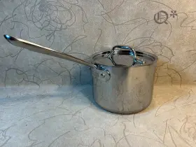 2771309 All-clad 2 Quart Stainless Steel Saucepan #2771309 With Lid