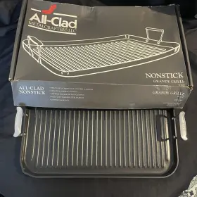 3013ns All-clad Nonstick 13 Inch X20 Grande Grille Aluminum Cookware New Griddle
