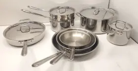 40012r All-clad D3 Stainless Steel Cookware 12-piece Set