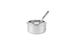 B004t6ps80 All-clad D3 Stainless Steel 3-ply Sauce Pan With Lid 3-quart Induction Oven S