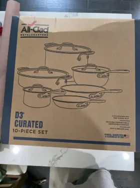 Cbb0010 All-clad Metal Crafters D3 Curated 10-piece Set
