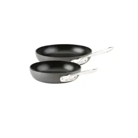 E1132s64 All-clad Ha1 Hard Anodized Non Stick Fry Pan Set 2 Piece 8 10 Inch Induction