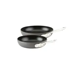 E785s264 All-clad 2 Piece Ha1 Hard Anodized Nonstick Cookware Fry Pan Set 8 And 10 Inch