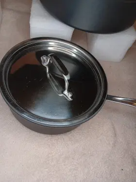 Ha1hard All-clad Anodized Nonstick Pfoa Free 4- Quart Saute Pan And 2 Sauce