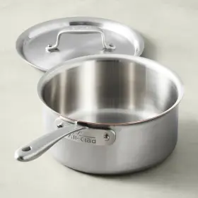 Kb6203 All-clad Collective 5-ply Copper Core 3 Quart Sauce Pan With Lid
