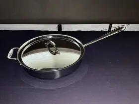Pr4403 All-clad #4403 Stainless Steel 3-ply 3 Quart Saut Pan With Lid And Handle New In Box