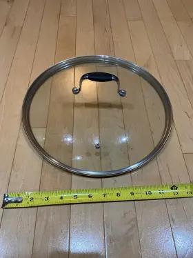 Allwin 716841558975 12 Inch Universal Tempered Glass Lid - Pan For Frying And Pots St