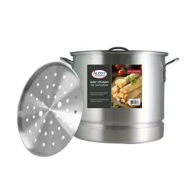 Ai-60100-3a Alpine Cuisine 60 Quart Aluminum Steamer Pot Tamale Seafood Stock