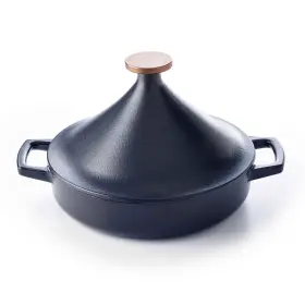 100545 Alva Nori 11-inch Enameled Oval Cast Iron Tagine