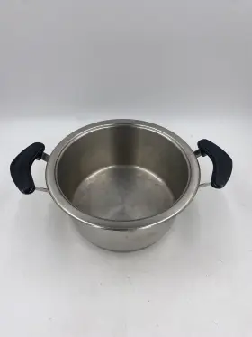 7068 Amc Stainless Steel Cookeware Double Handle Pot No Lid