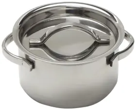 Mpl4 American Metalcraft Stainless Steel Mini Pot With Lid 4 Oz