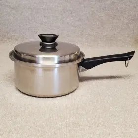 Aw101 Amway Queen 3 Quart Pot Lid Multiply 18/8 Stainless Steel Pan Approx Saucepan