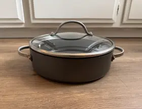 Anolon 051153846885 Advanced Home Hard-anodized Nonstick Pot With Lid - 3 Quart