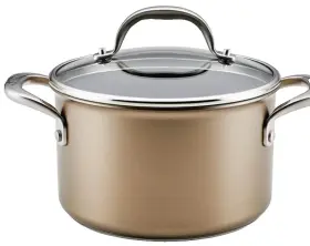Anolon 051153851063 Ascend Hard Anodized Nonstick Saucepan 4 Qt- Open Box 85106