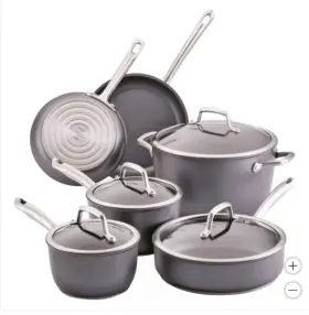 81111 Anolon Accolade 10-piece Non-stick Cookware Set Used