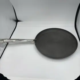 H-0099 Anolon Frying Pan 12 Inch Hard Anodized Nonstick Flat Short Sided Long Handle H 0099