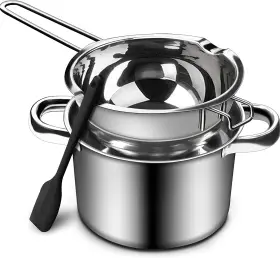 Anthone Amo 711181303643 1000ml/1 Quart Double Boiler Chocolate Melting Pot With 2 304 Stainless Steel