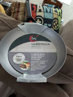 B001f2pp7k Antonio Citterio Ispirata By Tvs Italian Frying Pan Cookware 9.5 Inch 24cm New. Never Been Used