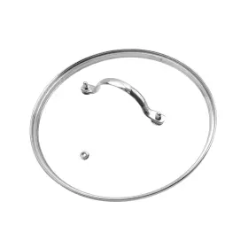 Antrader Wq24027 Tempered Glass Lid 9.5inch Cookware 9.5 Inch Clear Silver