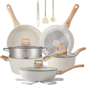 Anymark-16 Anymark 445017812803 16pcs Pots And Pans Set Non Stick Cookware Nonstick With Cooking