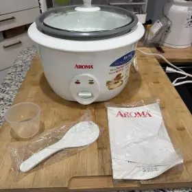 Arc-822 Aroma Coffee 12 Cup Rice Cooker And Food Steamer Tested Euc