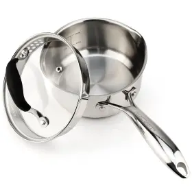 43235-45309 Avacraft Multipurpose Sauce Pan/pot Stainless Steel With Glass Strainer Lid Two Side