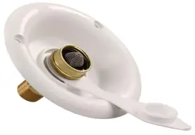 B&b Molders 94218 B&b City Water Dish With Brass Cv